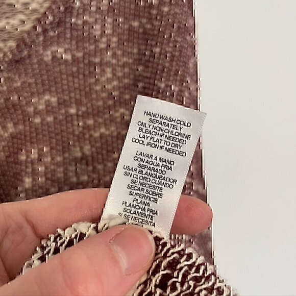 KUT FROM THE KLOTH STITCH FIX Nancy Marled Sweater Top Burgundy Red 3/4 Sleeve S - Picture 10 of 12